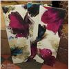 Image 1 : 3-PC SHOWHOME CANVAS PURPLE FLOWER ALL 10" X 30"