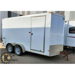 2014 16FT ENCLOSED COMMERCIAL TRAILER