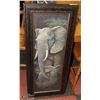 Image 1 : ELEPHANT MOTHER AND BABY SIGNED RUANE MANNINC