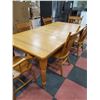 Image 1 : SOLID WOOD 9PC DINING SET, INCLUDES TABLE (61" X
