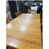 Image 2 : SOLID WOOD 9PC DINING SET, INCLUDES TABLE (61" X