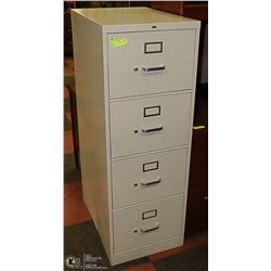 METAL 4 DRAWER VERTICAL FILING CABINET 52" TALL