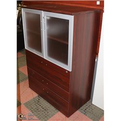 2 DOOR OFFICE FILING CABINET 36" X 20" X 54"