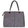 Image 1 : NEW GREY EMBROIDERED FLORAL PURSE
