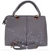 Image 2 : NEW GREY EMBROIDERED FLORAL PURSE