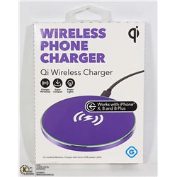 NEW GEMS QI WIRELESS PHONE CHARGER