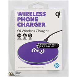 NEW GEMS QI WIRELESS PHONE CHARGER