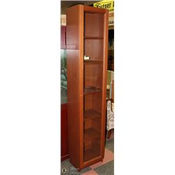 BOOKSHELF WITH GLASS DOOR