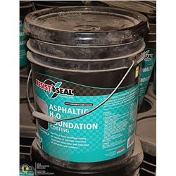5 GALLON PAIL OF RESIST SEAL ASHPHALTIC FOUNDATION