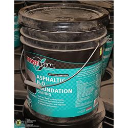 5 GALLON PAIL OF RESIST SEAL ASHPHALTIC FOUNDATION