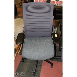 NEW GREY HYDRAULIC LIFT OFFICE CHAIR