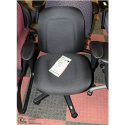 NEW BLACK HYDRAULIC LIFT OFFICE CHAIR