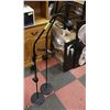 Image 1 : FLOOR LAMPS BLACK METALFLEXIBLE GOOSENECK 52"