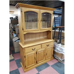 BUFFET WITH HUTCH, 49" X 17" X 75"