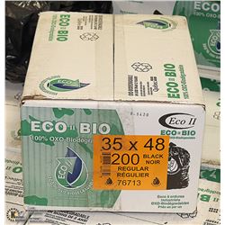 CASE OF 200: 35" X 48" REGULAR GARBAGE BAGS