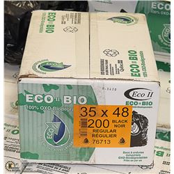 CASE OF 200: 35" X 48" REGULAR GARBAGE BAGS