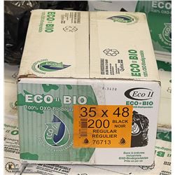 CASE OF 200: 35" X 48" REGULAR GARBAGE BAGS