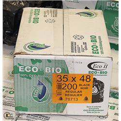 CASE OF 200: 35" X 48" REGULAR GARBAGE BAGS