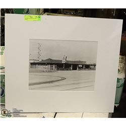 19" X 22" MATTED PRINT OF TONY ROMAS