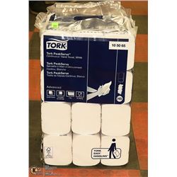 PACK OF TORK BRAND CONTINUIOUS HAND TOWEL