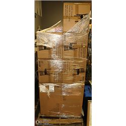 LOT OF 9 ( 25183) BLACK METAL CAFE CHAIRS