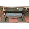 Image 1 : GLASS SOFA TABLE 48" X 18" X 28"