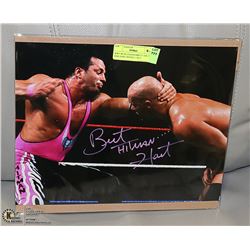 WWE WCW LEGEND BRETT THE HIT MAN HART SIGNED