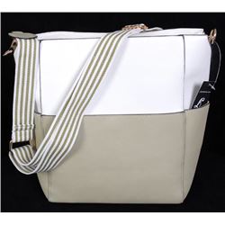 NEW LUXANNE TWO TONE TOTE PURSE