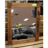 Image 1 : WOOD DECORATIVE MIRROR 20" X 24"