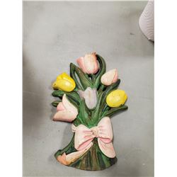 RUSTIC CAST IRON TULIP DOOR STOP