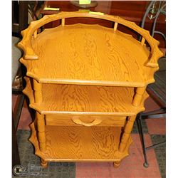 WOODEN OCCASIONAL TABLE WITH DRAWER