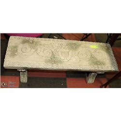 CONCRETE BENCH 37-1/2" LONG X 14-1/2" WIDE