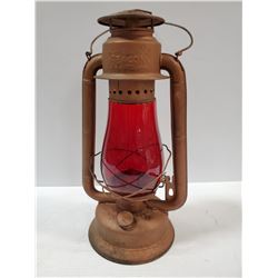 VINTAGE BEACON KEROSENE LANTERN 15" TALL