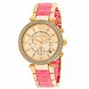 Image 8 : NEW MICHAEL KORS PINK/GOLD 39MM PARKER MSRP $401