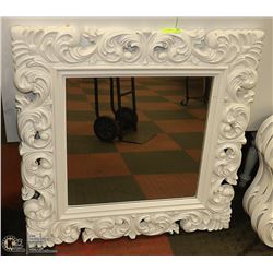 SQUARE ORNATE WALL MIRROR 35" X 36"
