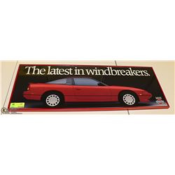 LATEST IN WINDBREAKERS NISSAN 240SX FRAMED PICTURE