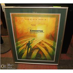FRAMED EDMONTON ECONIMIC DEVELEPMENT PICTURE