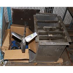 PALLET WITH  VALVE SHUTOFFS ETC