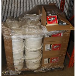 PALLET OF HAND CLEANER AND LAUNDRY SOAP