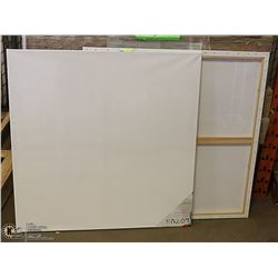 LOT OF 2 ARTISTIC PAINTING CANVASES 48" X 60"