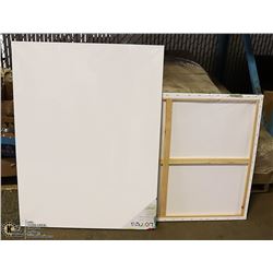 LOT OF 2 ARTISTIC PAINTING CANVASES 30" X 40"