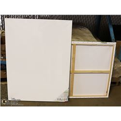 LOT OF 2 ARTISTIC PAINTING CANVASES 30" X 40"