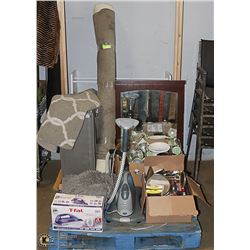 PALLET OF MISCELLANEOUS HOME ESTATE ITEMS