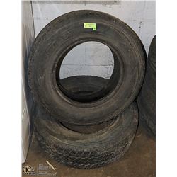 PAIR OF GOOD YEAR M+S PRO GRADE SILENT ARMOR TIRES
