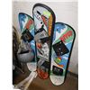 Image 1 : 3 KIDS SNOW BOARDS & 1 HELMET