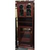 Image 1 : 3 DOOR CABINET WITH GLASS AND LIGHTS 76"T X 24"W