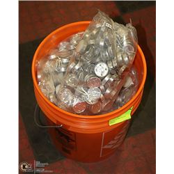 PAIL FULL OF NEW TEALIGHT CANDLES