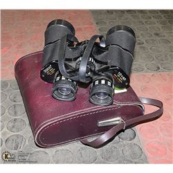 TASCO 10" X 40" FIELD GLASSES IN CASE