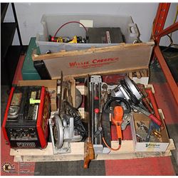 PALLET UNCLAIMED TOOLS INCLUDES FORNEY F1000