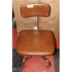 VINTAGE MID CENTURY ADJUSTABLE OFFICE CHAIR